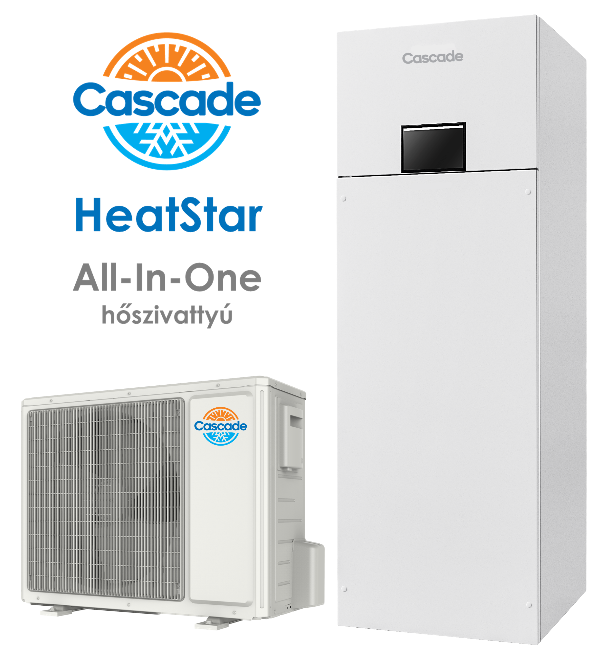 CASCADE HEATSTAR CRS-CQ10PDG/NHH2-E 10 KW ALL-IN-ONE OSZTOTT HŐSZIVATTYÚ
