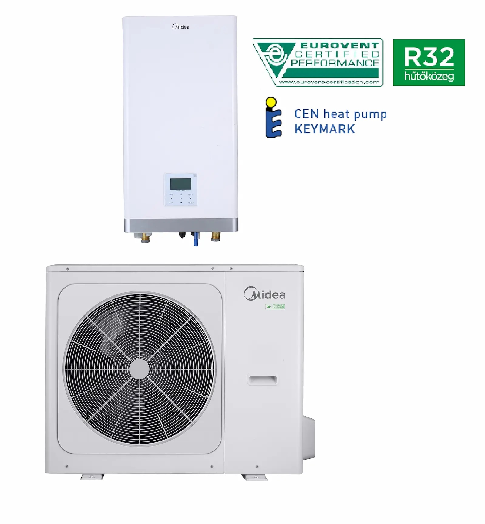 Midea MHA-V16W/D2RN8-B M-Thermal osztott hőszivattyú (R32, 16 kW, 3 fázis)